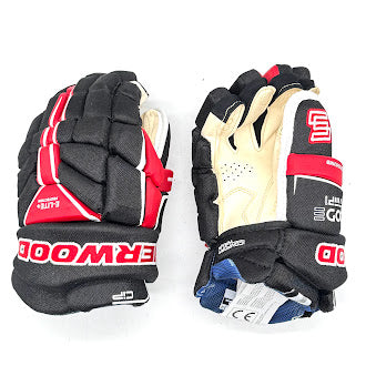Gant de hockey junior Sherwood Code TMP 1 (noir/rouge/blanc)